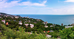 Panorama of the southern coast of Crimea