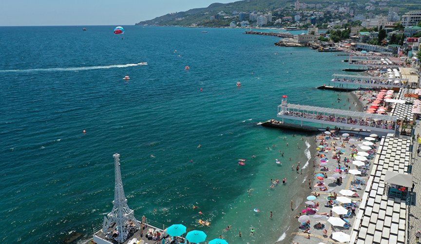Massandra beach of Yalta