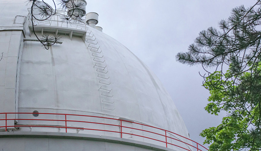 Telescope dome at the Crimean Astrophysical Observatory