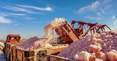Salt industry in Yevpatoriya
