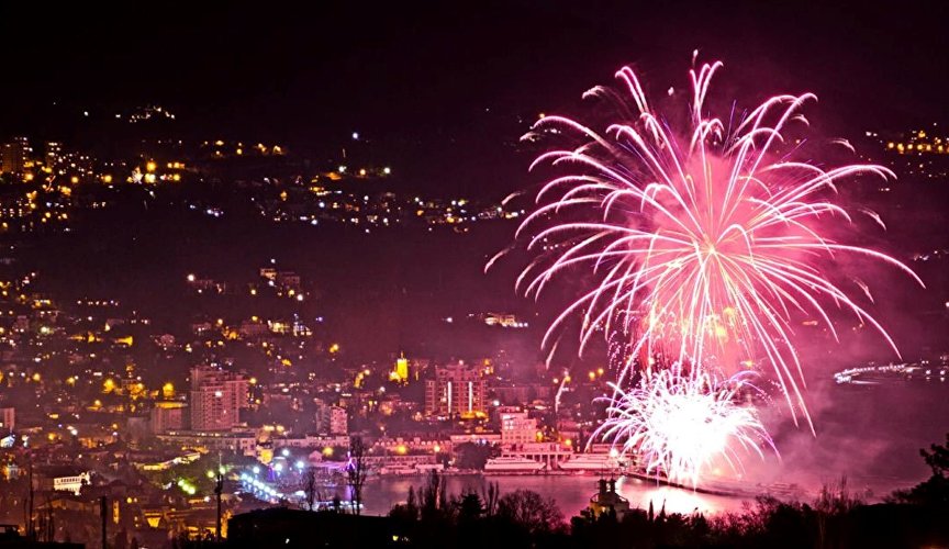 Fireworks in Yalta