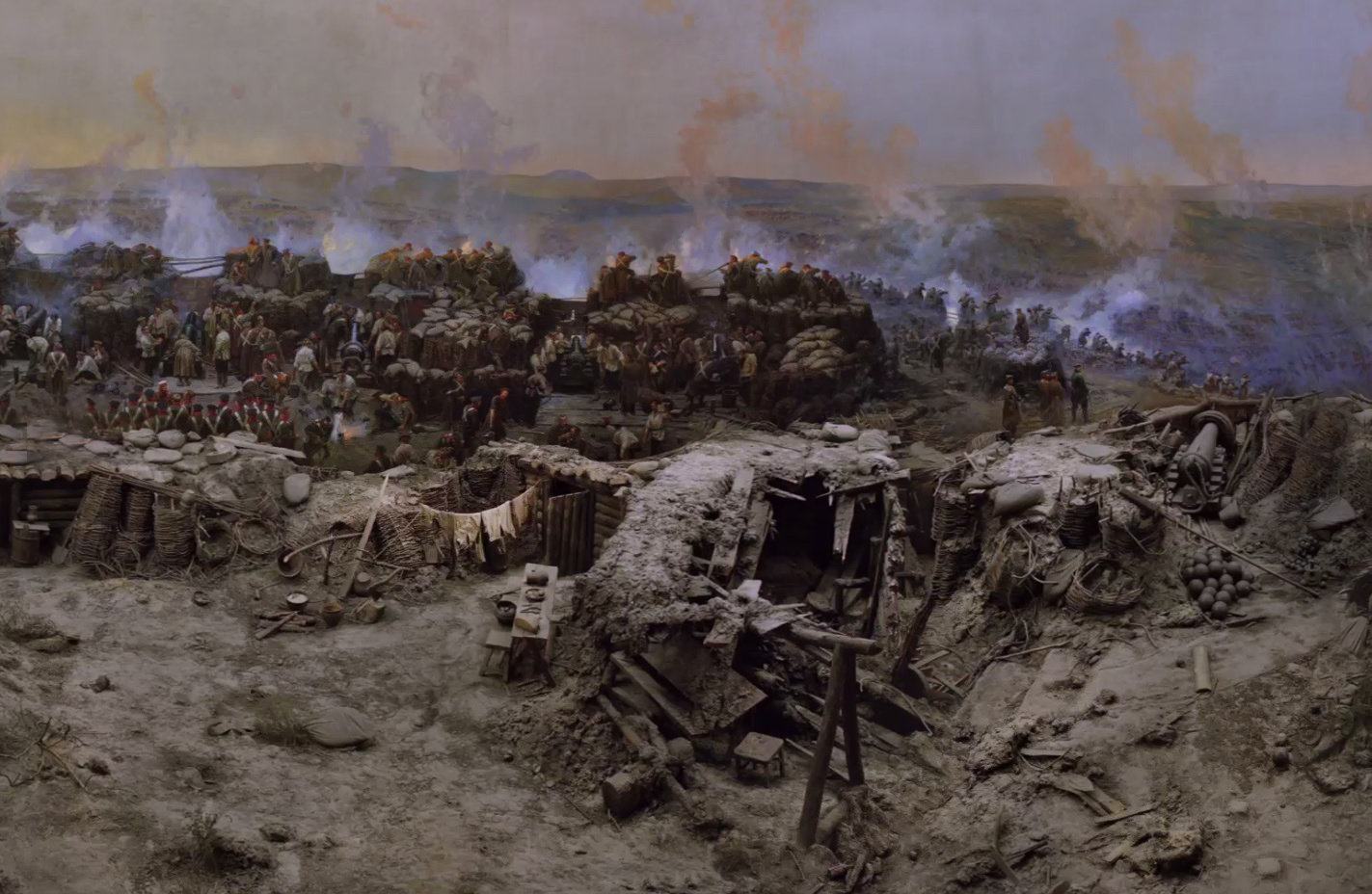 Fragment of the panorama &amp;quot;Defense of Sevastopol 1854-1855&amp;quot;