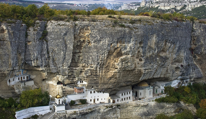 Holy Dormition Monastery in the Bakhchisarai District