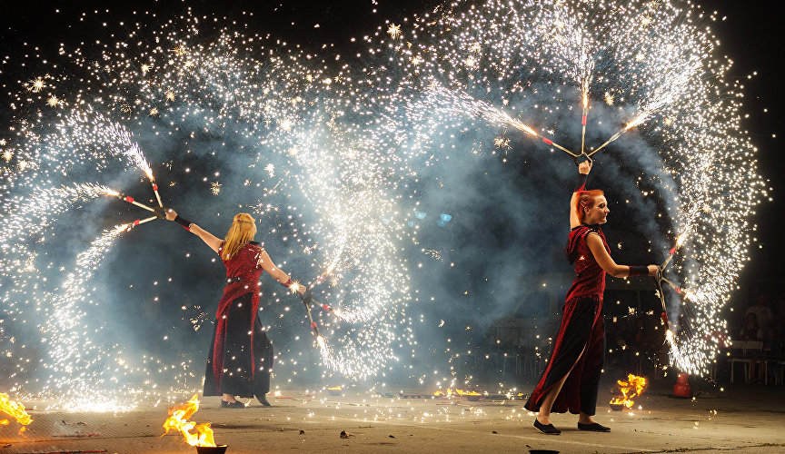 The best street fire artists gather annually for the International Fire Theatre Festival
