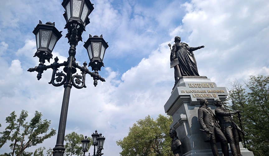 Monument to Catherine II in Simferopol