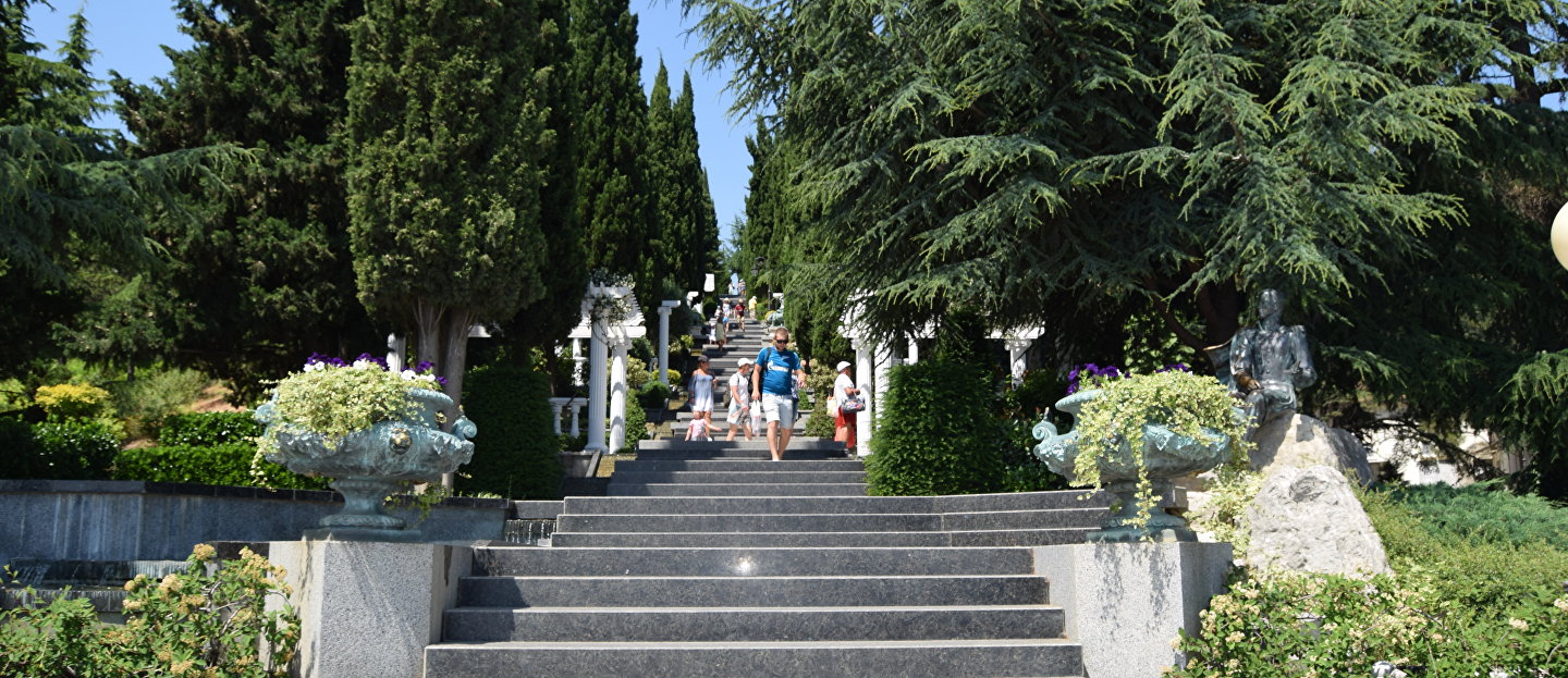 The Park of the sanatorium "Aivazovsky", Partenit