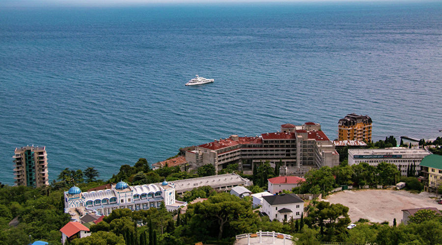 View of the Crimean coast