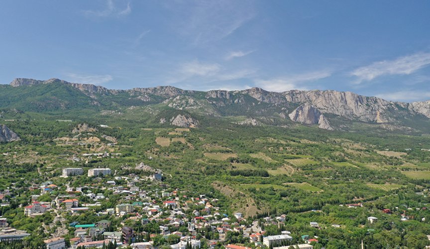 View of the Crimean coast