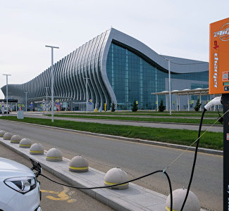 Electric car recharging stations opened at the Simferopol airport