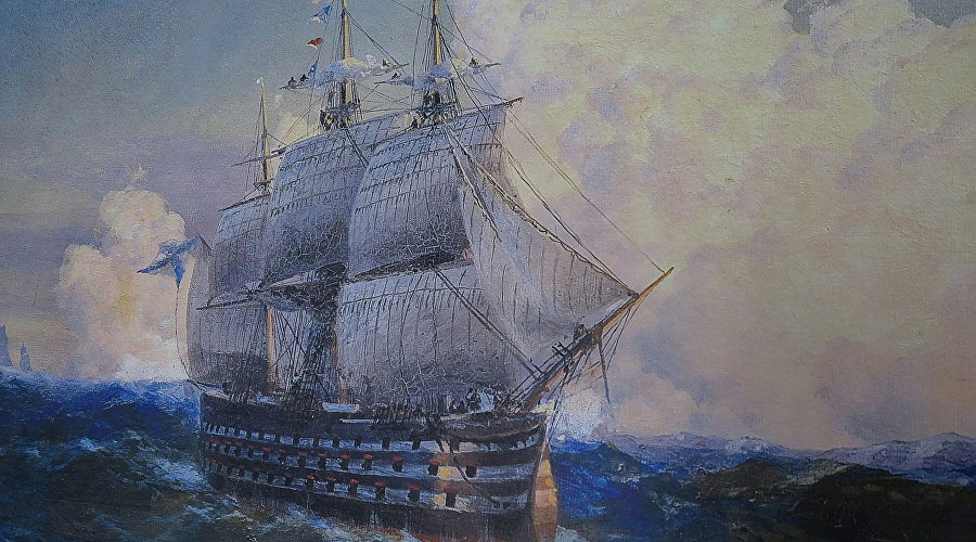 Reproduction of a painting by Ivan Aivazovsky