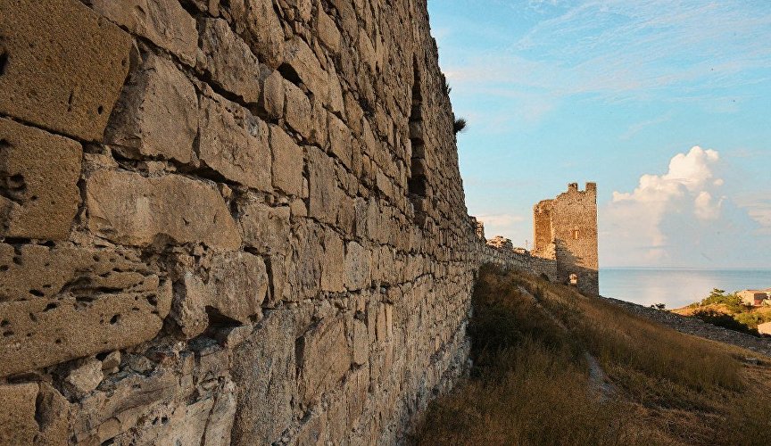 Genoese fortress Kafa in Feodosia