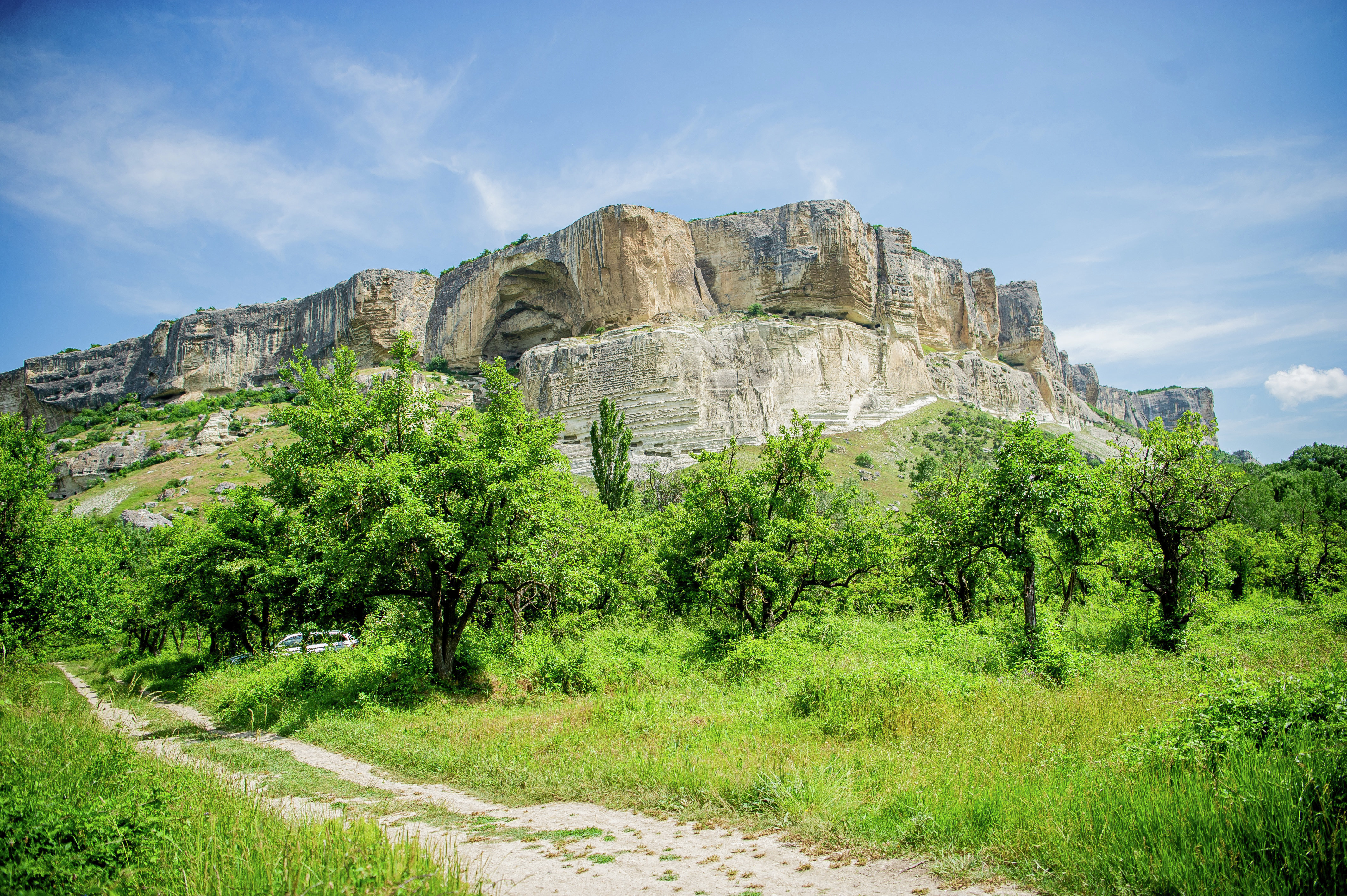 Rock in the Bakhchisarai region