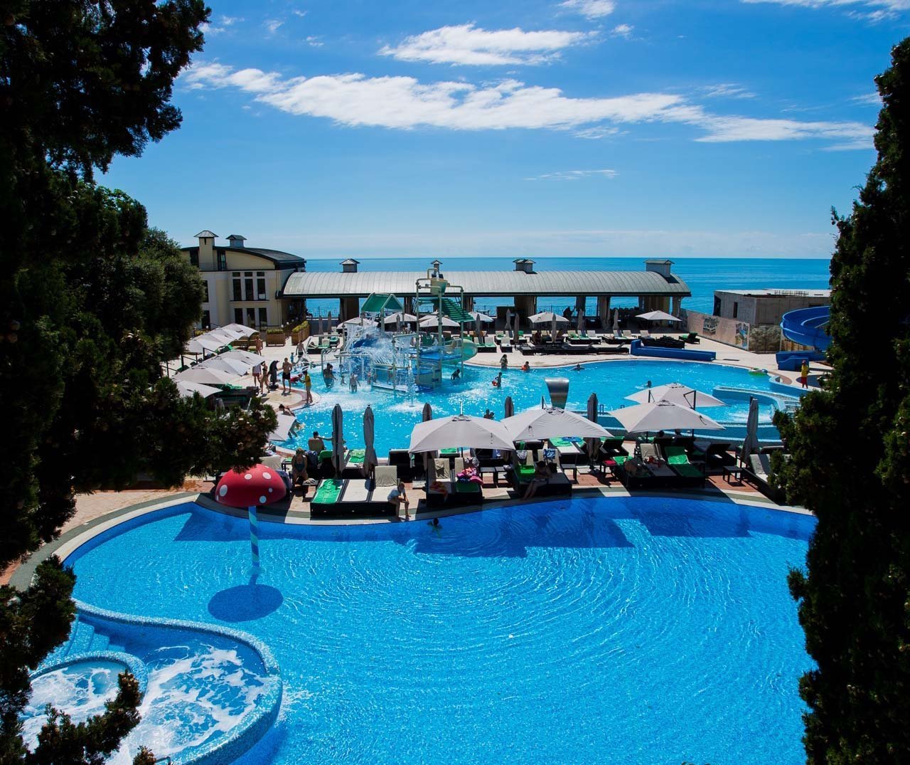 Pools in the Palmira Palace Resort &amp; SPA