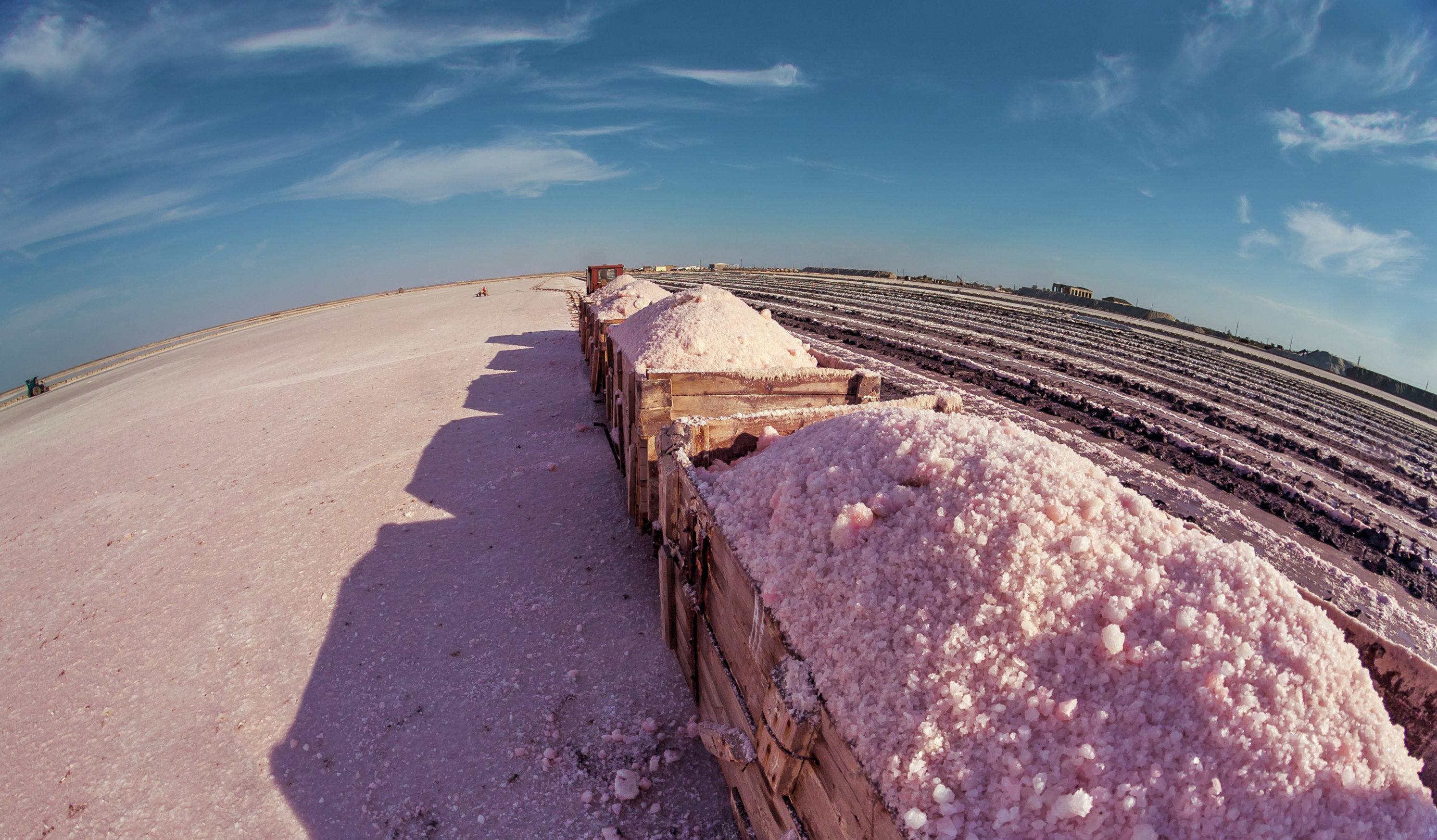 Salt industry in Yevpatoriya