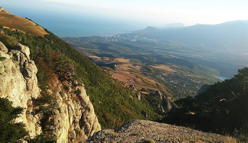 Вид с горы Демерджи