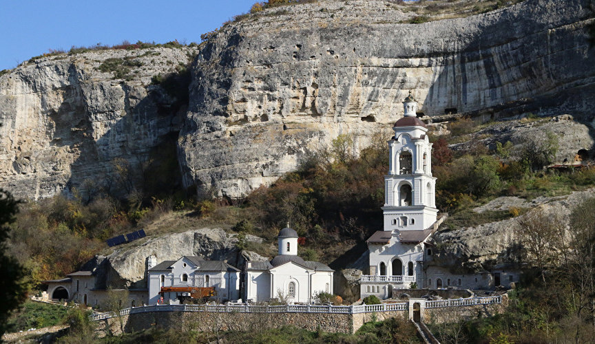 Holy Dormition Monastery in the Bakhchisarai District