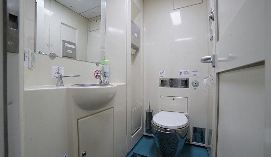 Bathroom in the SV carriage