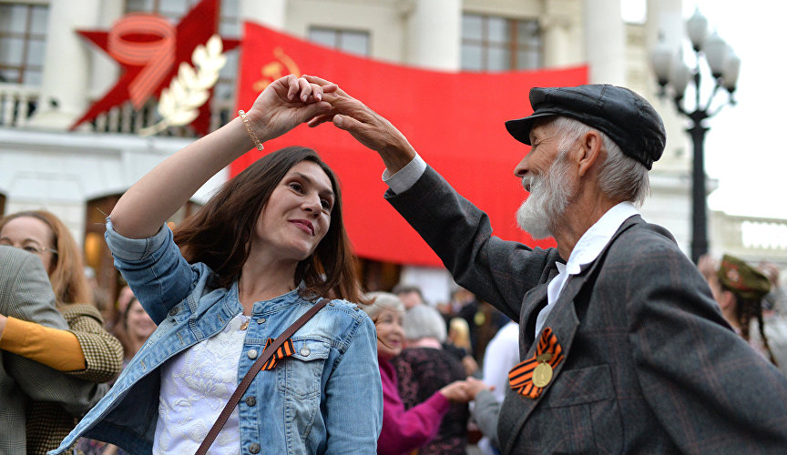 Празднование 73-й годовщины Победы в Великой Отечественной войне в Севастополе