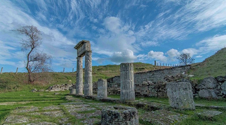 Ancient settlement of Panticapaeum in Kerch
