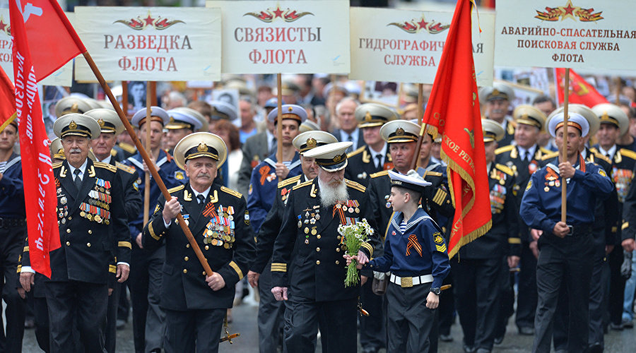 Victory Day parade in Sevastopol