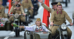 Participants in the military parade dedicated to Victory in the Great Patriotic War